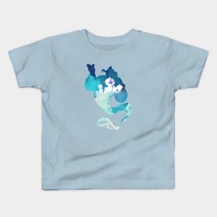 Aladdin Watercolor Genie Kids T-Shirt